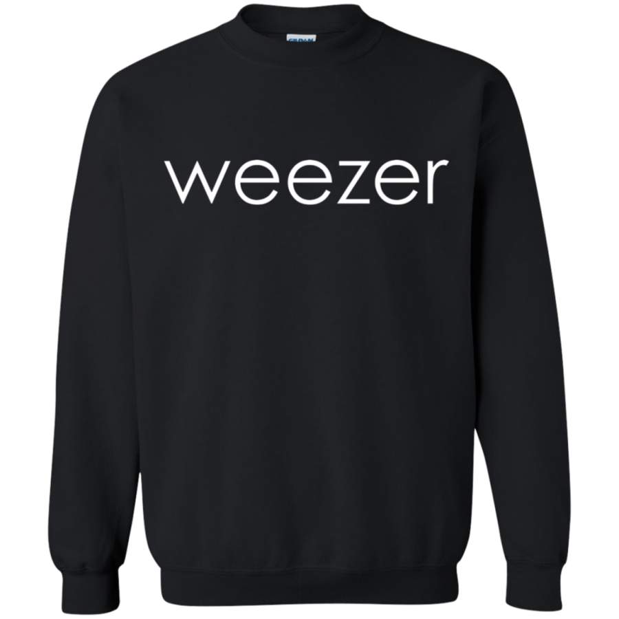 AGR Weezer Logo Crewneck Pullover Sweatshirt