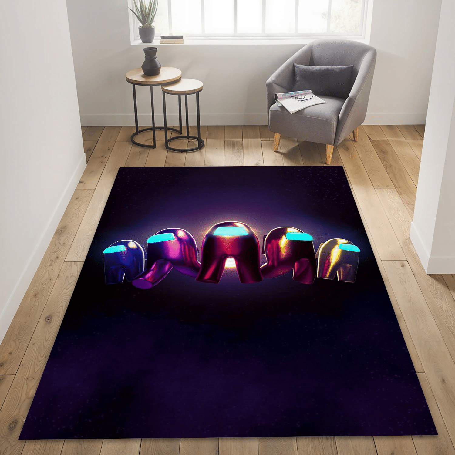 The 3D Space Crew Area Rug For Christmas, Bedroom Rug – Christmas Gift Us Decor