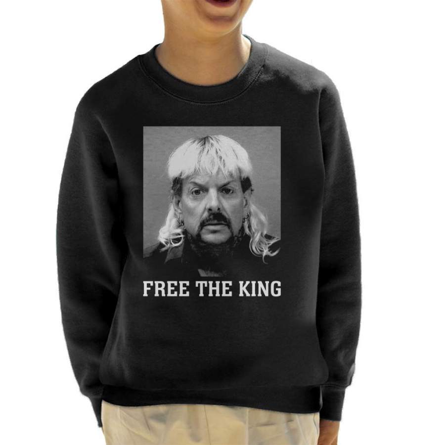 Joe Exotic Free The Tiger King Kid’s Sweatshirt