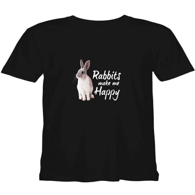 Rabbit T Rabbits Make Me Happy T shirts for men and women