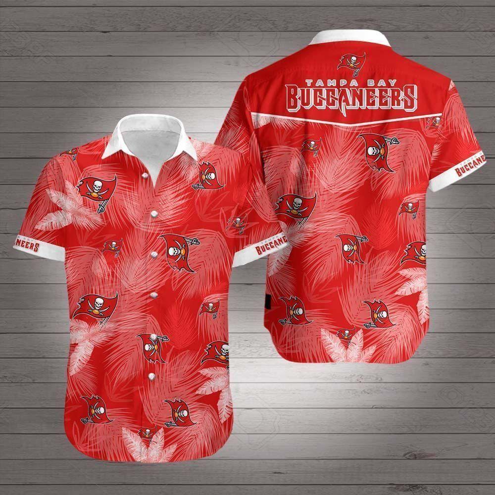 Beach Shirt Tampa Bay Buccaneers Hawaii Shirt Summer Button Up Shirt For Men Beach Wear Short Sleeve Hawaii Shirt