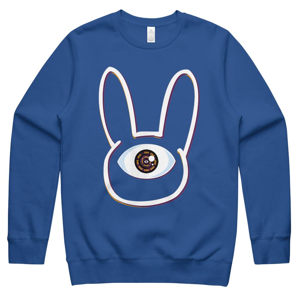 Bad Easter Bunny 1 Eye X100 – Easter Dembow Reggaeton Trap Crewneck Sweatshirt