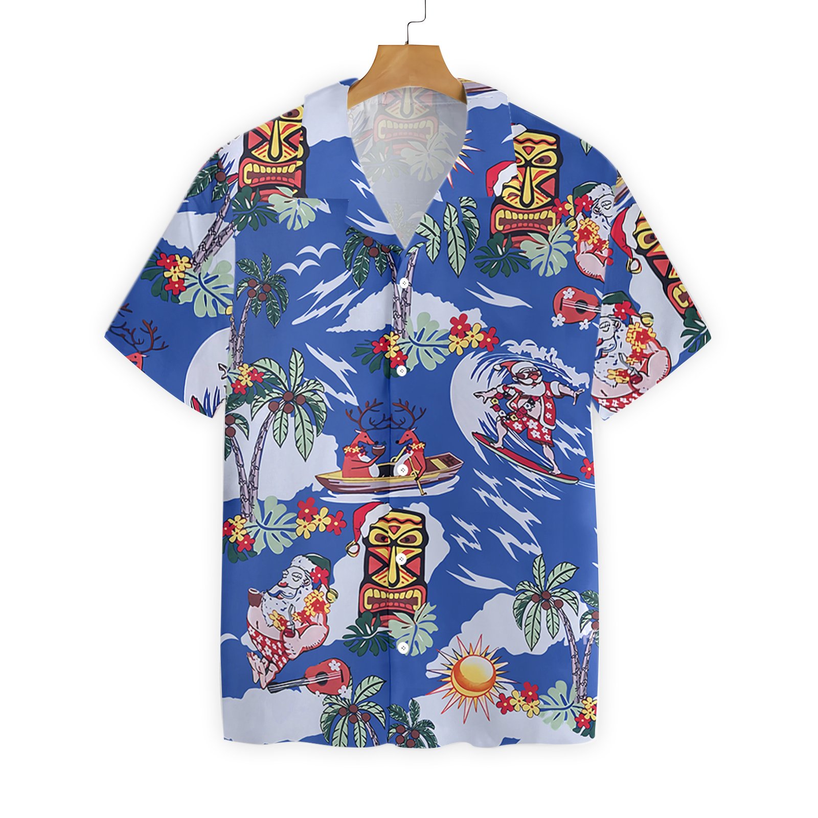 Merry Christmas Santa Claus 3 2610 Hawaii Shirt Ha68284