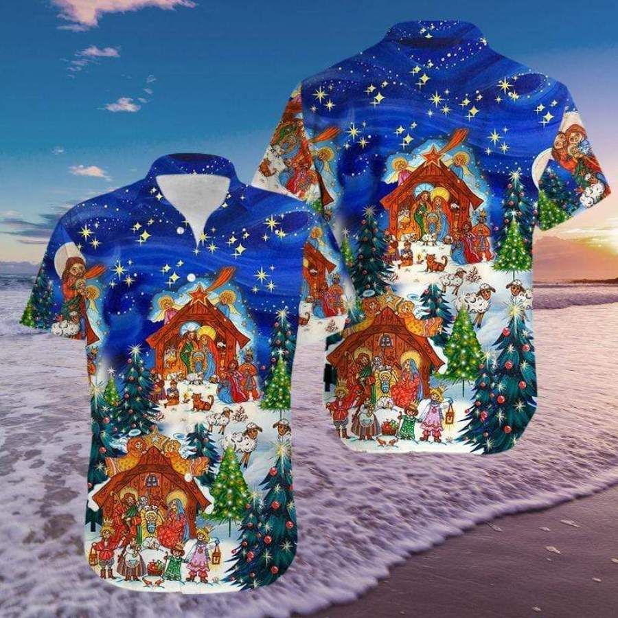 Hawaii Aloha Shirts Christmas It Is All About Jesus Ha109280