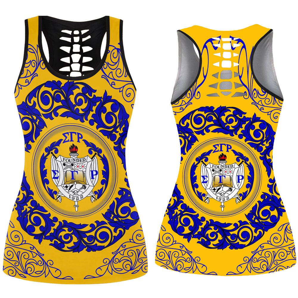 Clothing – Africa Zone Clothing – Sigma Gamma Rho Sorority Hollow Tank Top A35