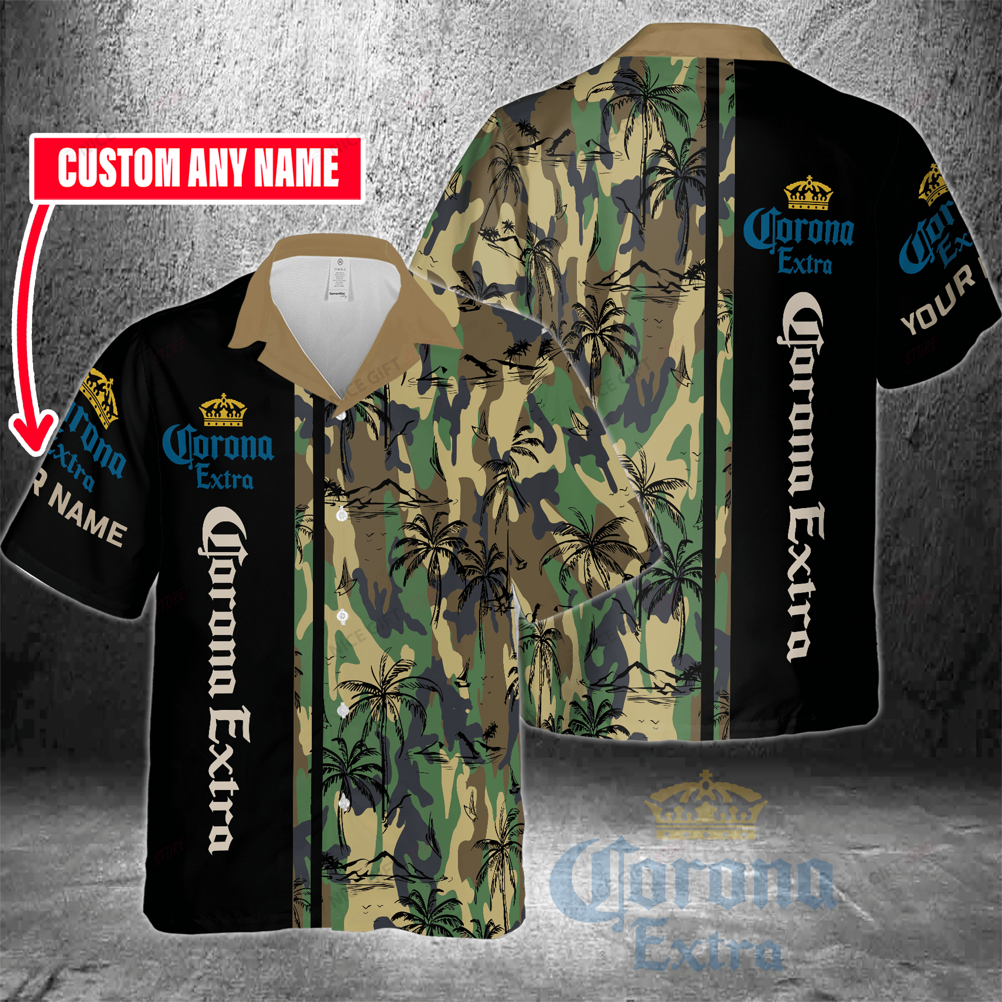 Corona Extra Custom Name Hawaiian Shirt 3Hs-Q9S4