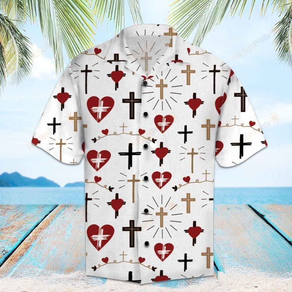 Christian Aloha Hawaii Shirt Colorful Short Sleeve Summer Beach Casual For Men And Women Ha100597