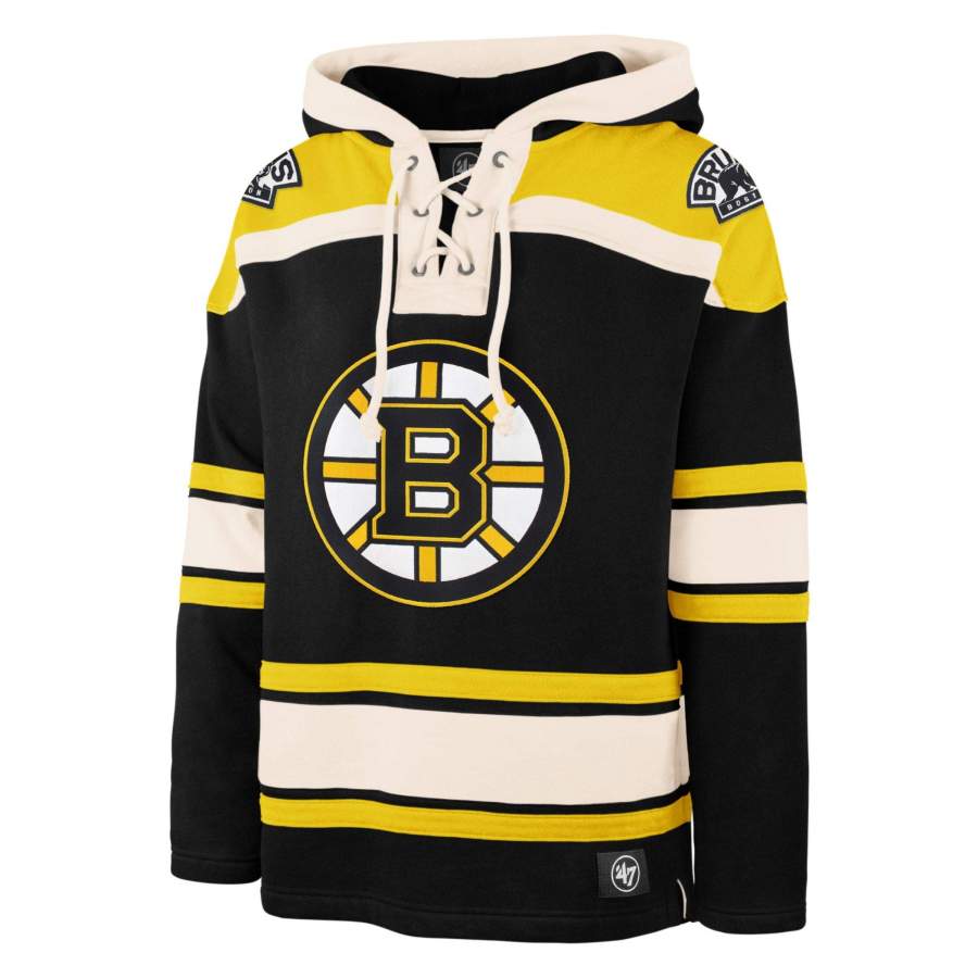 Boston Bruins Superior ’47 Lacer Hoodie Unisex 3D All Over Print