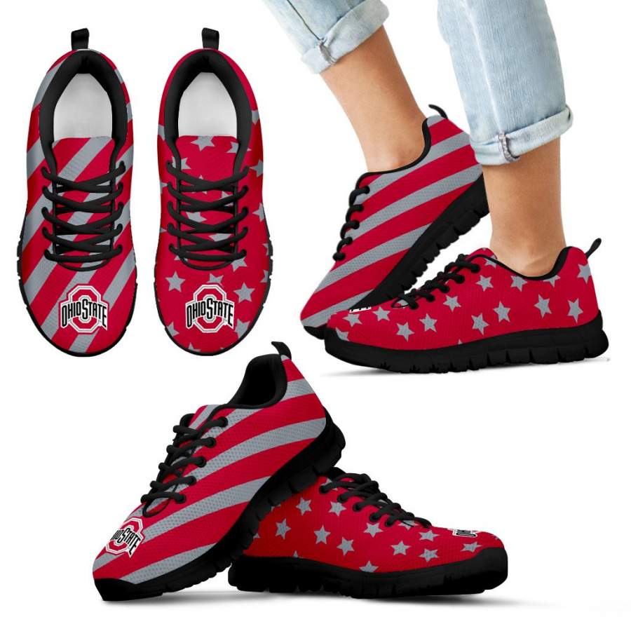 Splendid Star Mix Edge Fabulous Ohio State Buckeyes Sneakers