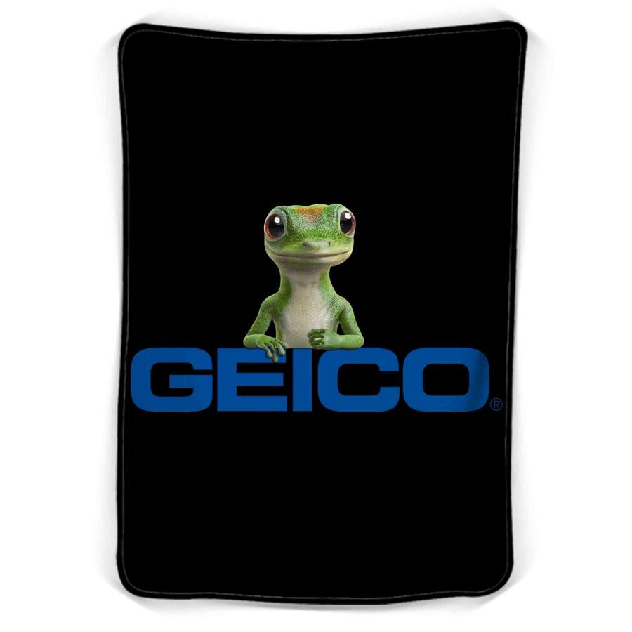 Geico Gecko Insurance Fleece Blanket