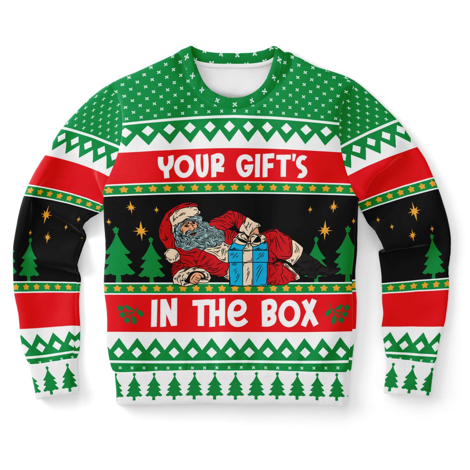 Your Gift’S In The Box Ugly Christmas Sweater