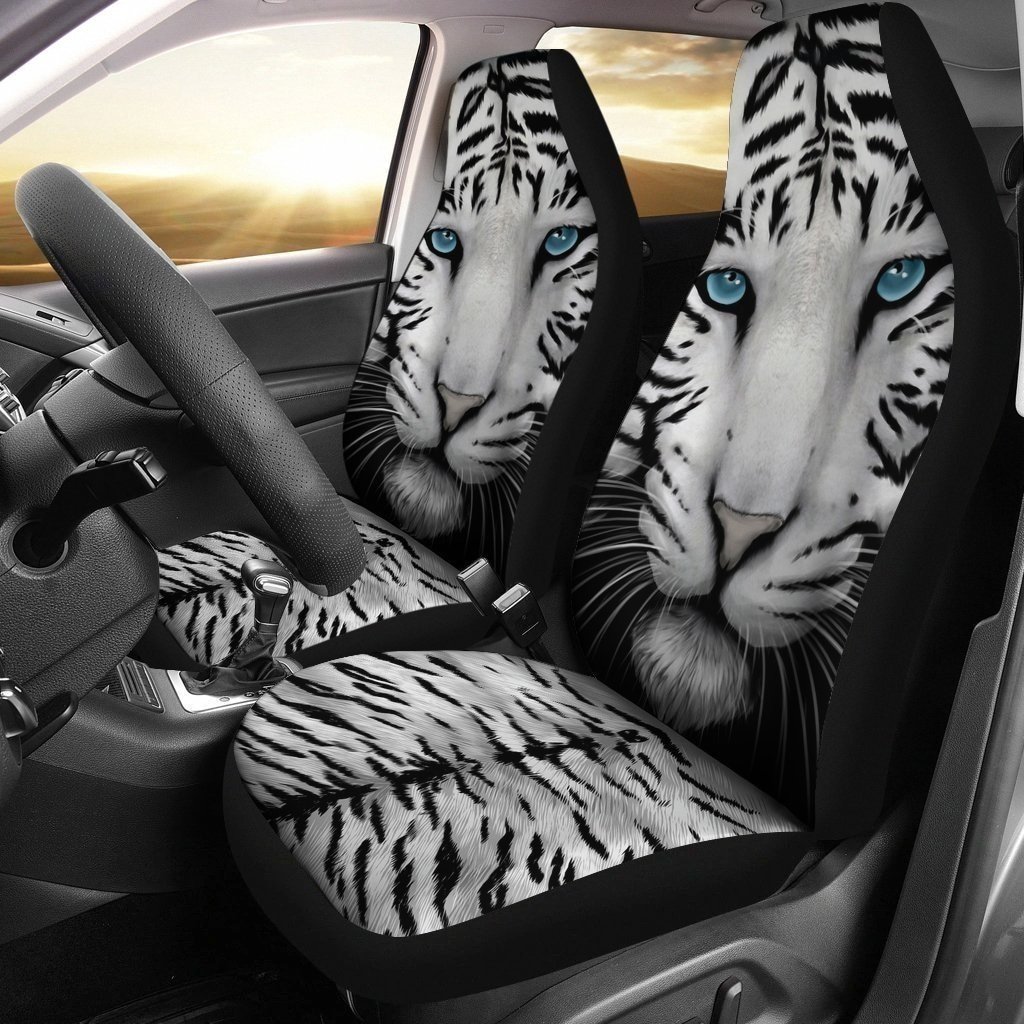 Tiger With Blue Eyes Tiger For Fan Gift Sku 1797 Car Seat Covers