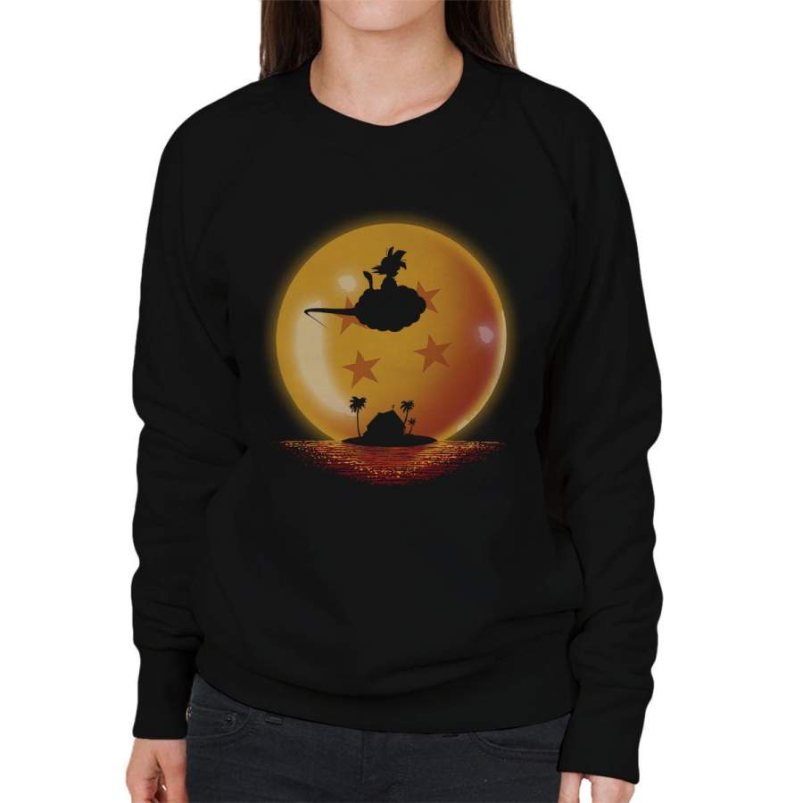 Dragon Ball Goku On Sunset Women’s Sweatshirt