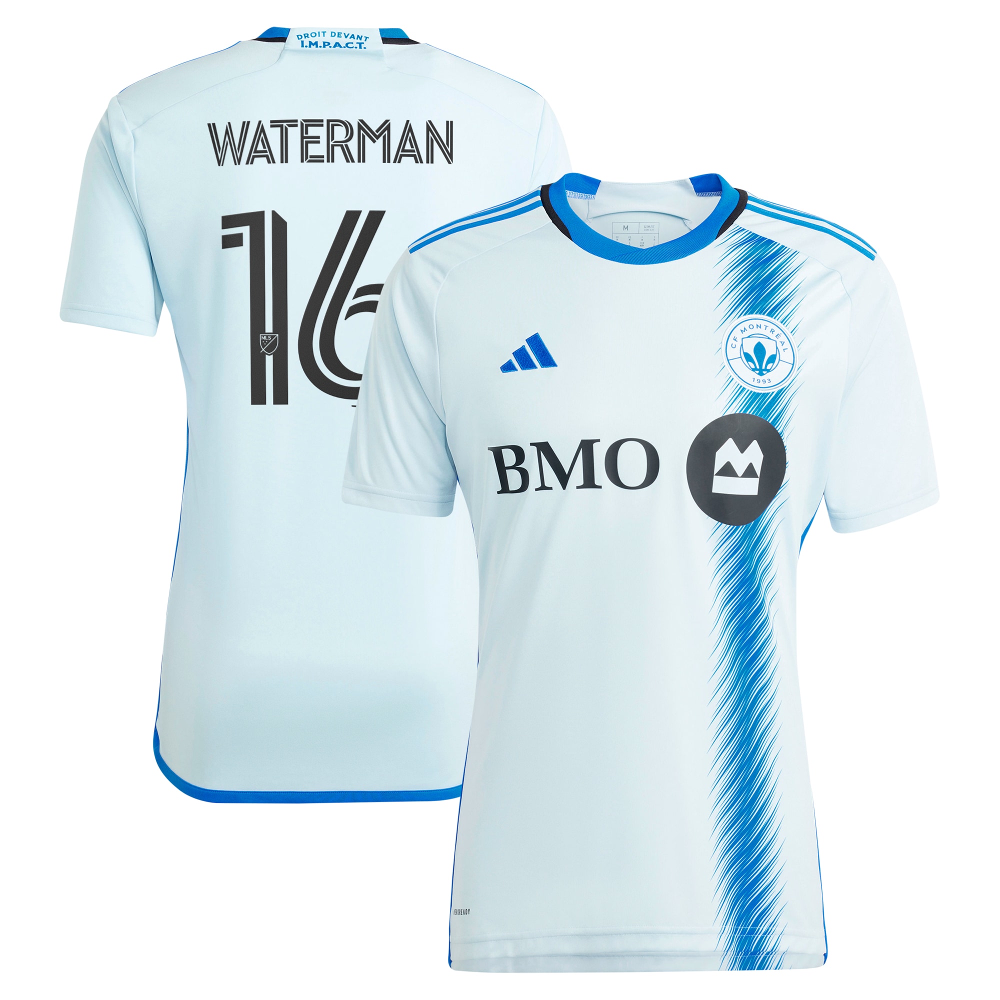 Joel Waterman CF Montreal 2024 La Main Replica Player Jersey  Light Blue