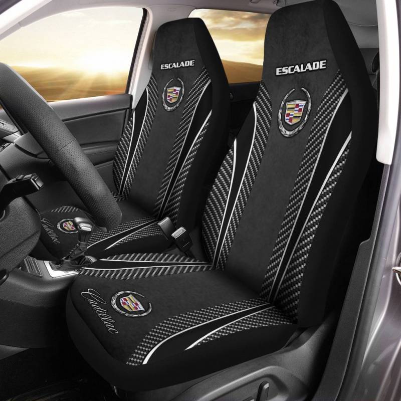 Cadillac Escalade NCT Car Seat Cover (Set of 2) Ver 1 (Black)