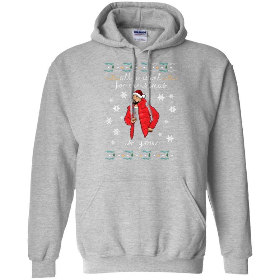 AGR Drake Christmas Ugly Sweater Gildan Pullover Hoodie