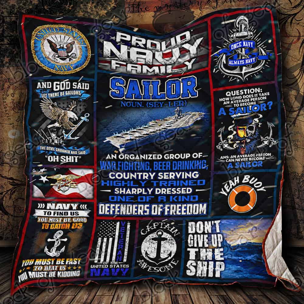 Sailor Us Navy Quilt Jasaust Store
