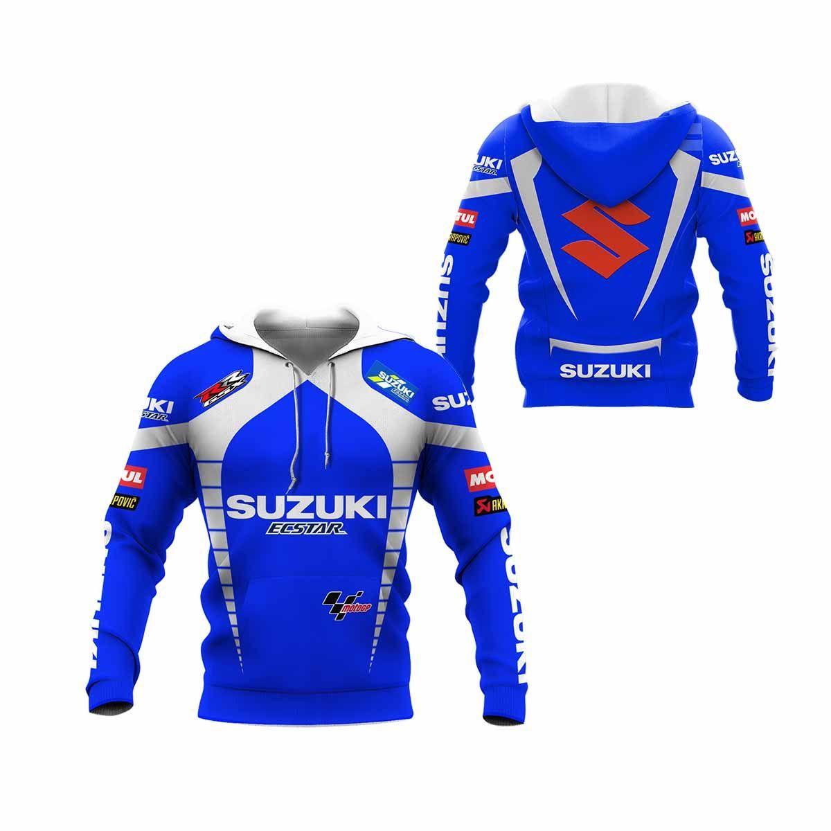 3D All Over Printed Suzuki Ecstar BDA-NH Shirts Ver 1 (Blue)