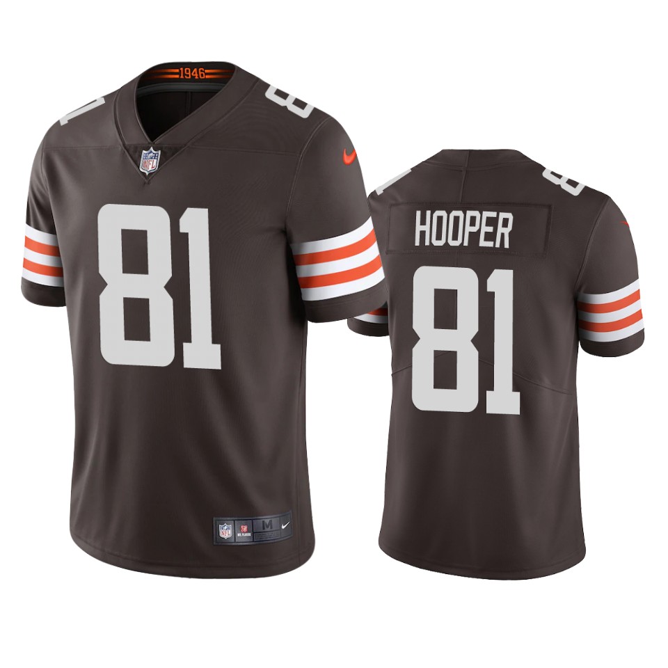 Cleveland Browns Austin Hooper Brown 2020 Vapor Limited Jersey – Mens