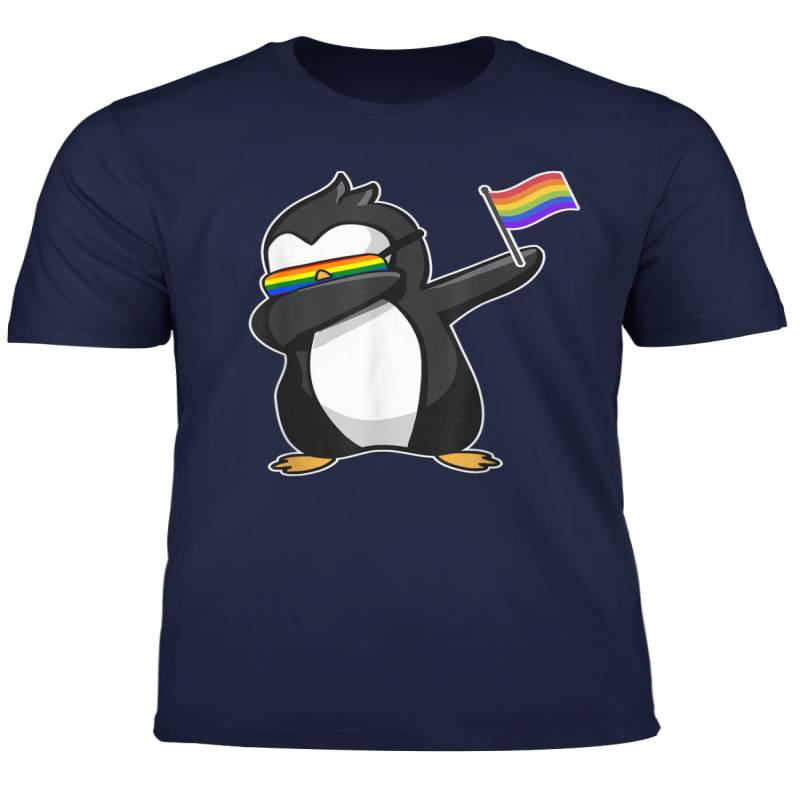 Dabbing Penguin Rainbow T Shirt Pride Gay Cute Penguin T Shirt