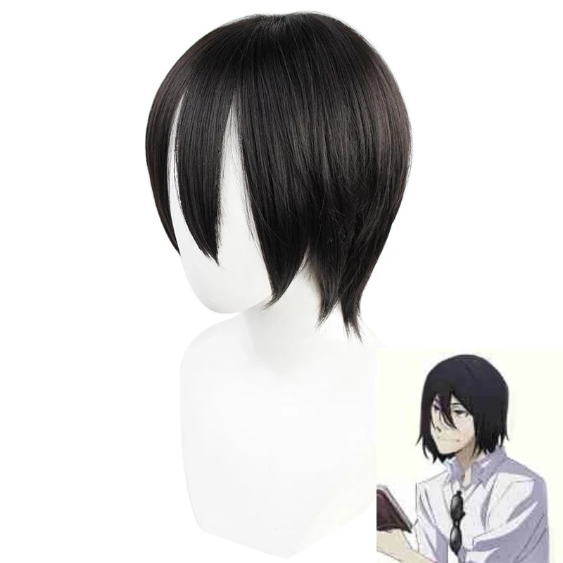 Bungo Stray Dogs Fyodor D Dostoevsky Cosplay Wig Heat Resistant Synthetic Hair Perucas Cosplay Wigs + a wig cap alx