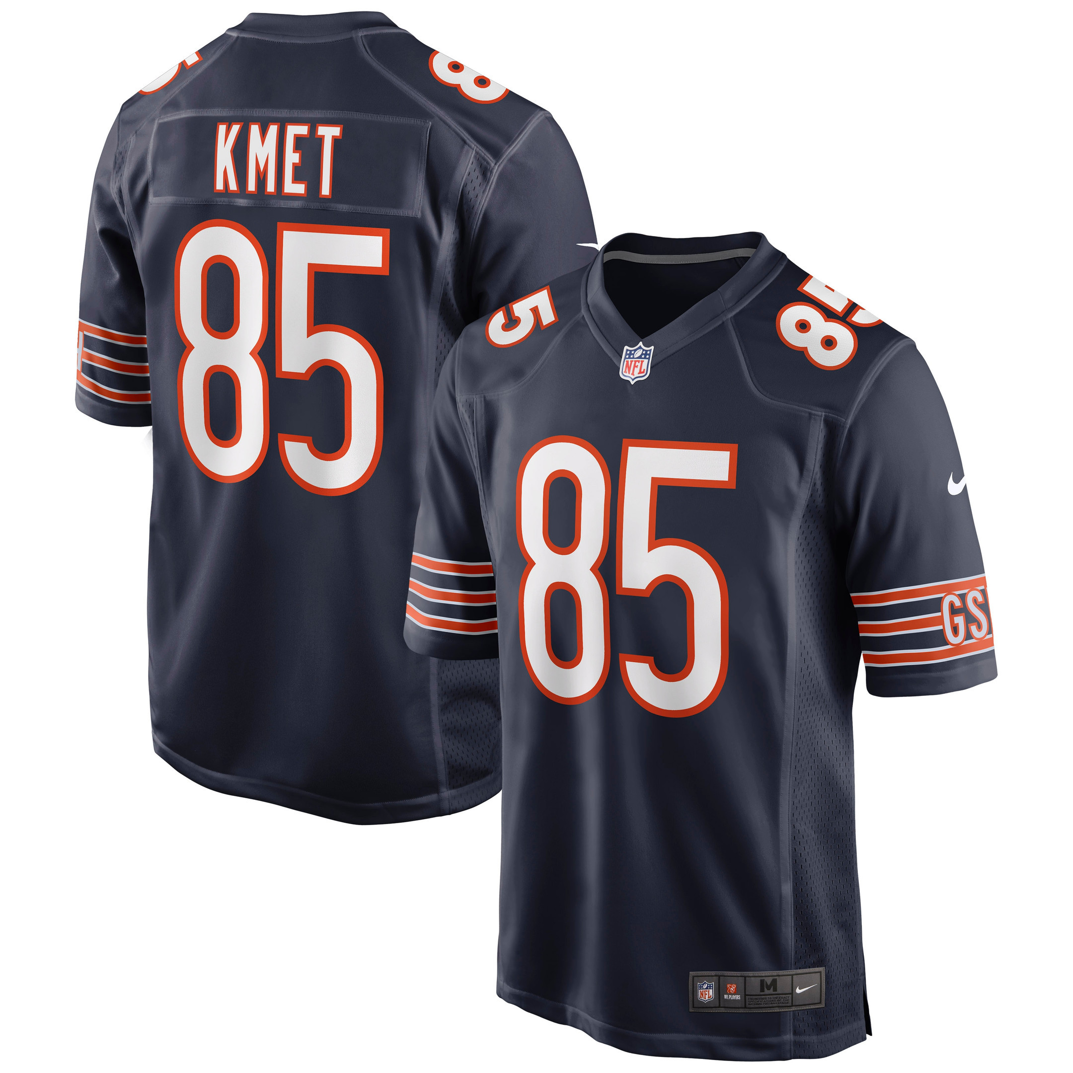 Cole Kmet Chicago Bears Player Game Jersey – Navy NFL