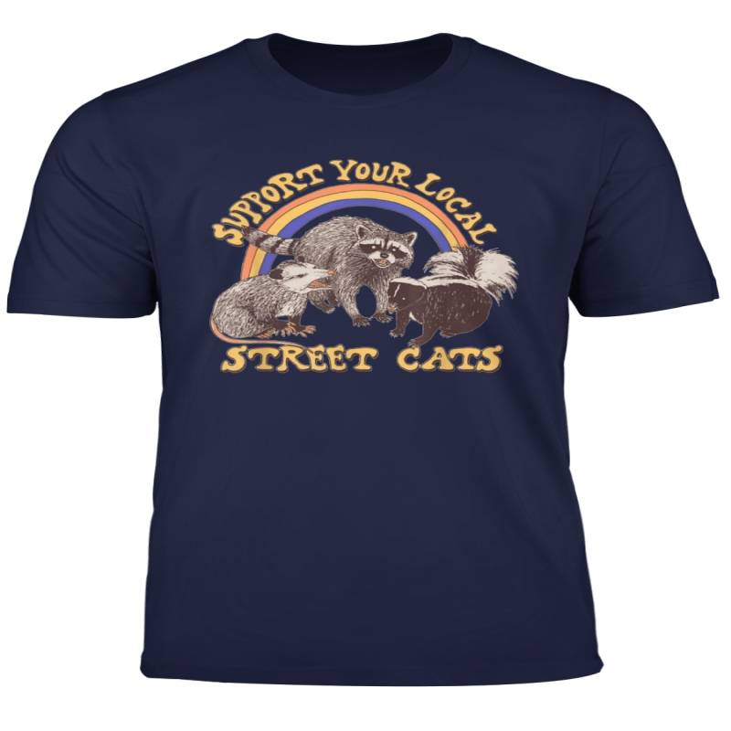 Support Your Local Street Cats Tshirt Funny Cat Kitten Shirt T Shirt