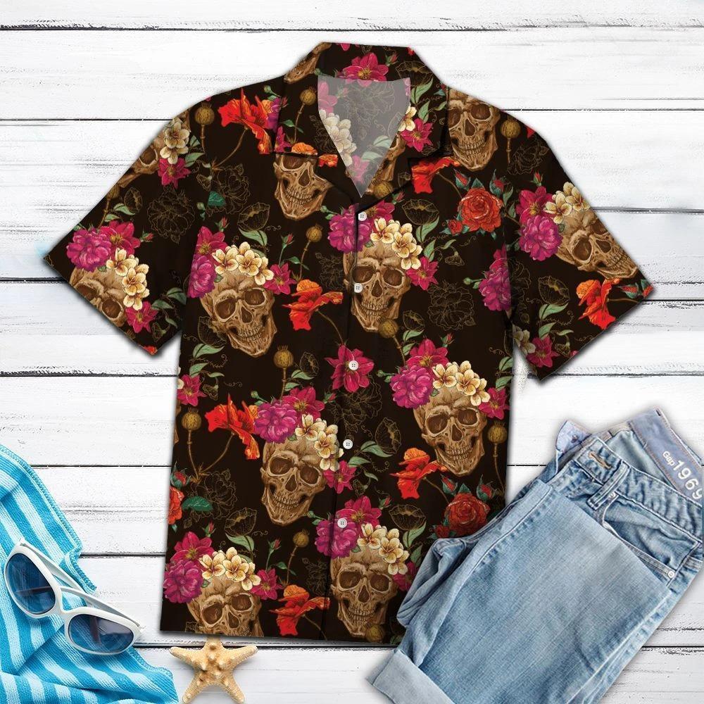 Amazing Skull Hawaiian Shirt Pre13678