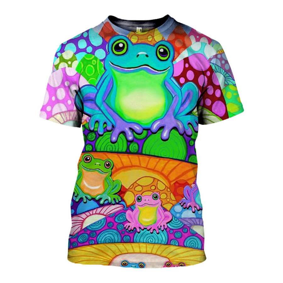 3D All Over Printed Frog T Shirt Hoodie 712019