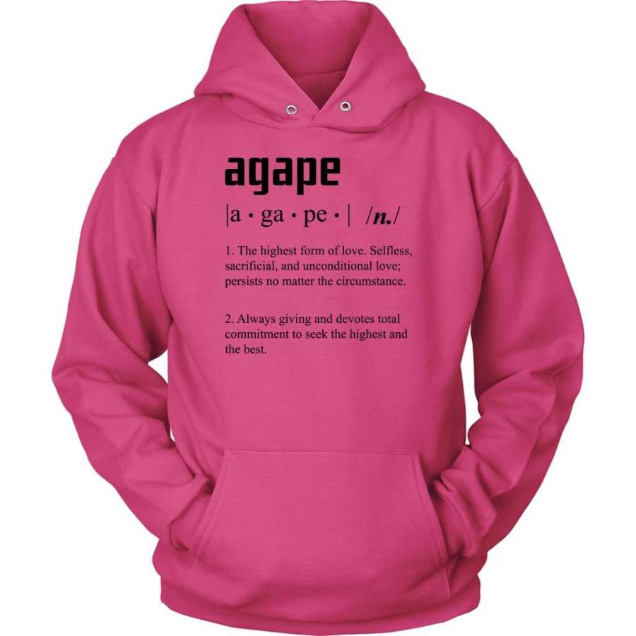 Agape love definition hoodie