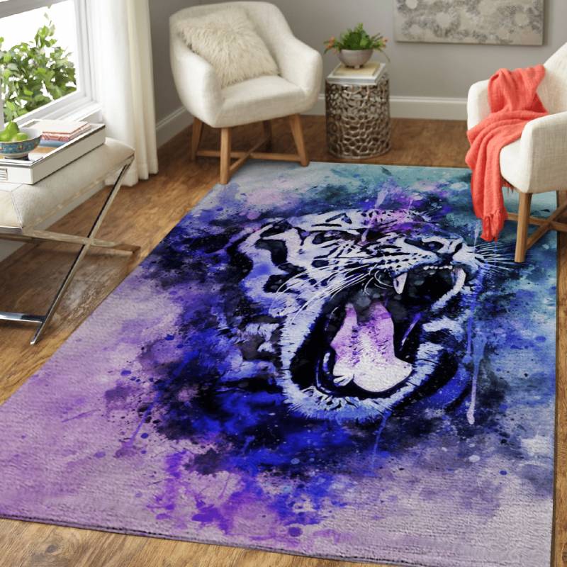 Tiger Roar – Animals Area Rug Carpet