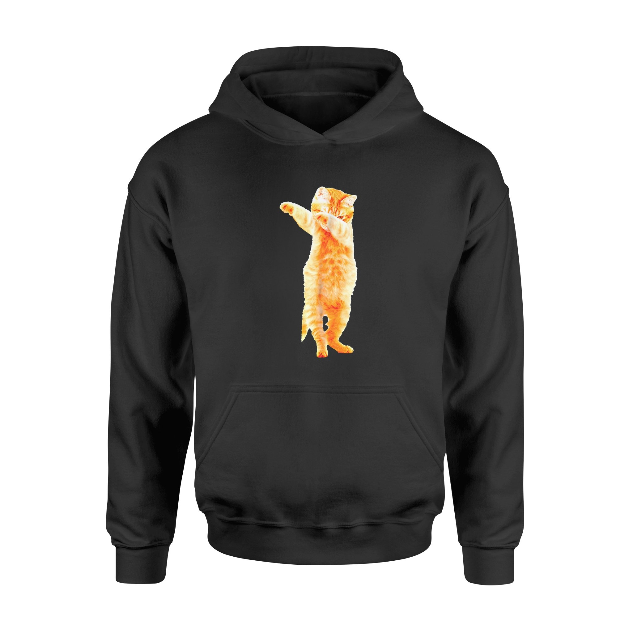 Animals gift idea Dabbing Cat Kitten Funny Dab Dance Kitty Funny T-Shirt – Standard Hoodie