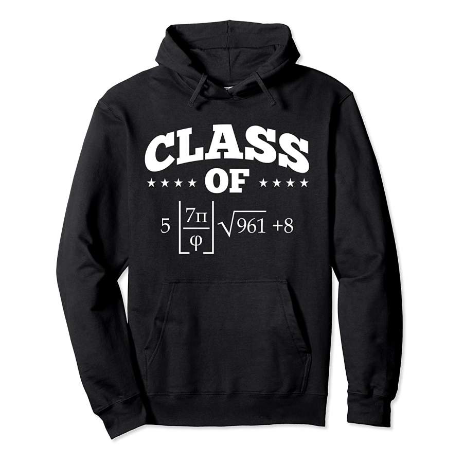 Class Of 2023 Funny Math Pi 8Th Grade Graduation Pullover Hoodie Unisex 3D All Over Print