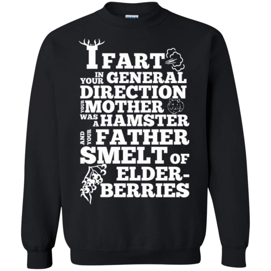 AGR Monty Python Farting In Your General Direction Crewneck Pullover Sweatshirt