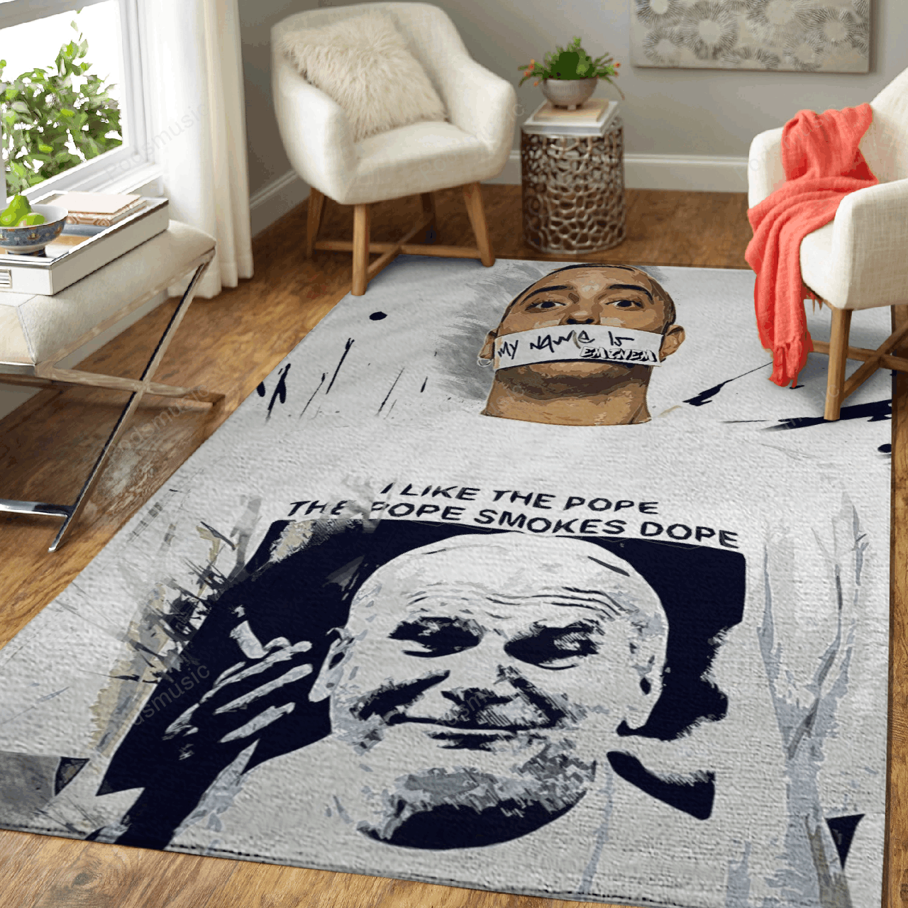 eminem 5 – Rapper And Hip Hop Music Art For Fans Area Rug Carpet