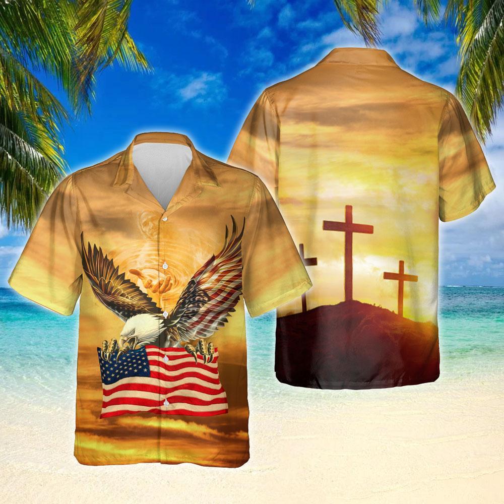 One Nation Under God Hawaii Shirt For Men Women Ha137