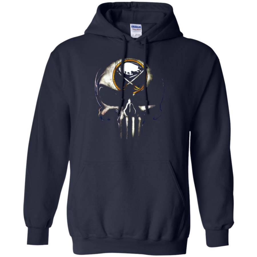 AGR Buffalo Sabres The Punisher Mashup Ice Hockey Hoodie