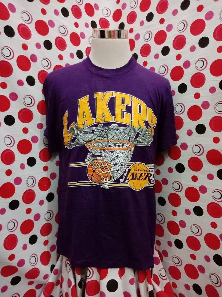 Vintage Des Ann Es 80 La Lakers Basket Shirt