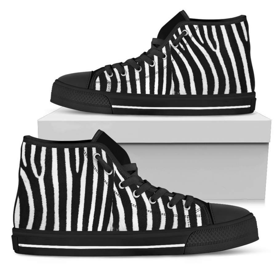 Zebra Print High Tops