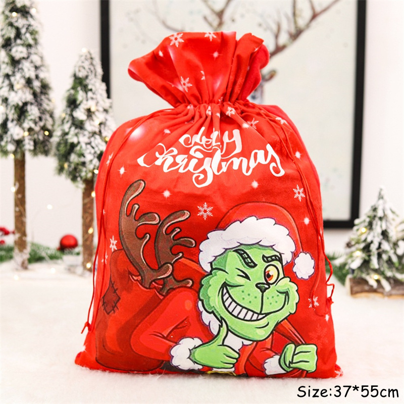 Navidad 2022 New Year 2023 Gifts Bag Big Candy Bag Christmas Ornament Set Xmas Christmas Decorations for Home Natal Noel Deco alx