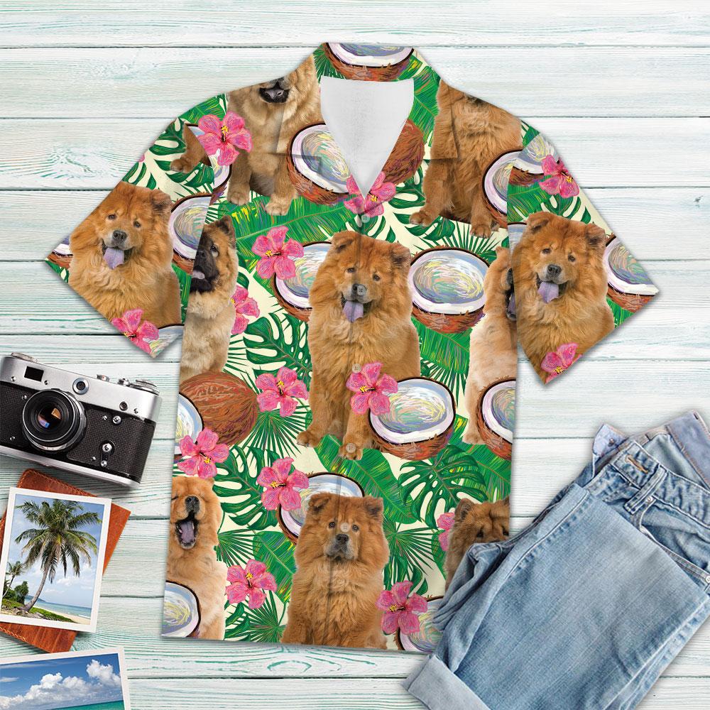 Chow Tropical Coconut Hawaii Shirt Ha88683