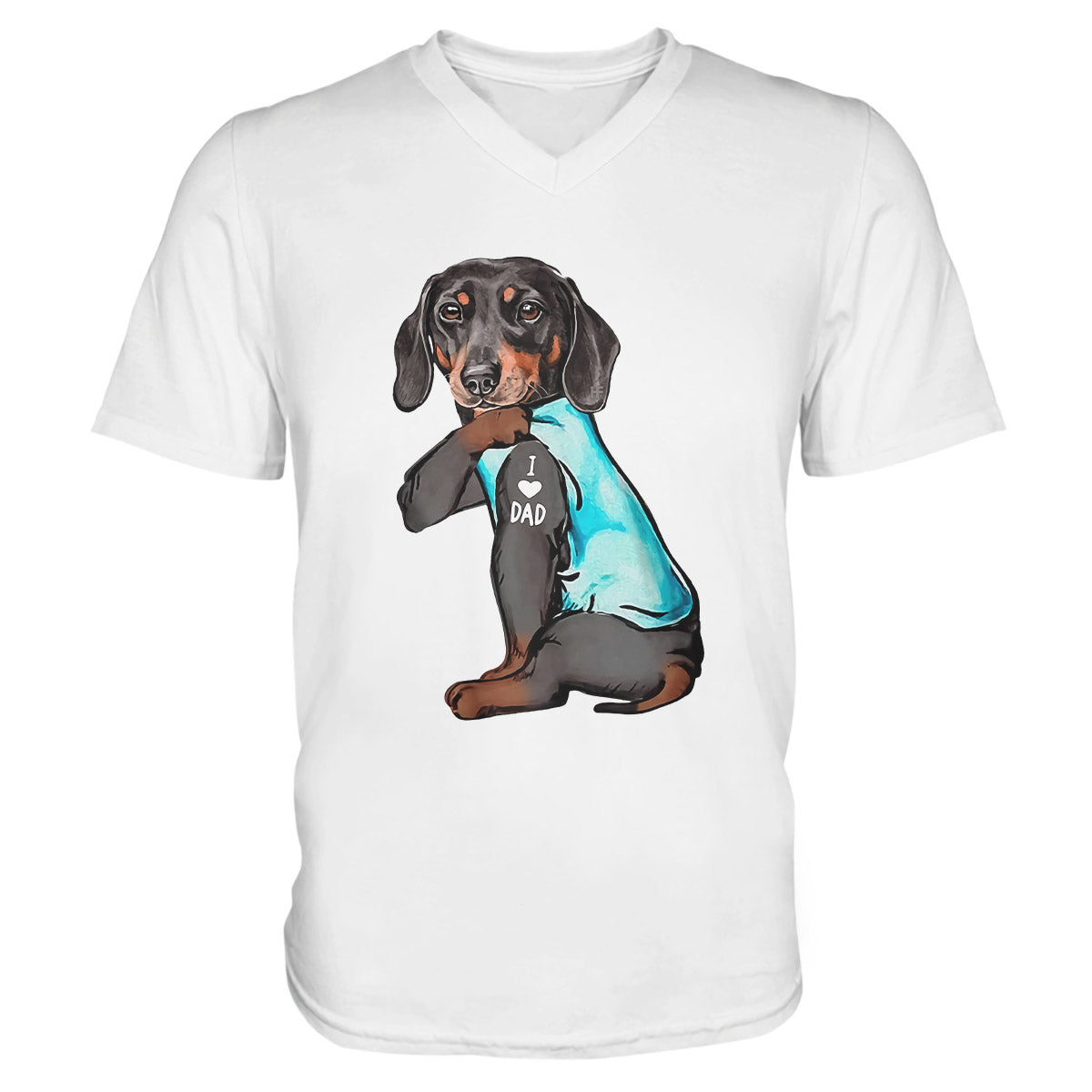 Dachshund Lovers Shirt 07 Ez01 1009 Men V-Neck T-Shirt