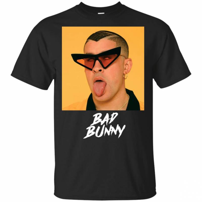 Bad Bunny Tongue T-Shirt – Bad Bunny x100pre Tour T-Shirt