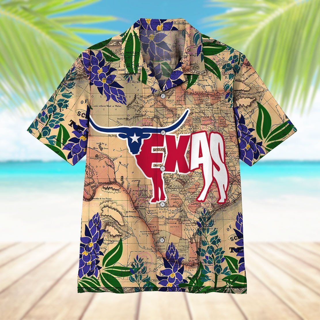 Flag Texas Hawaii Shirt For Men Women Adult Ha32756