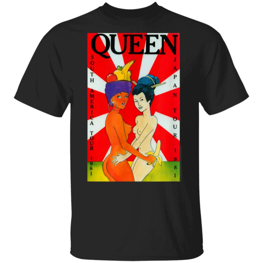 Queen Official Crazy Tour Union Jack TShirt