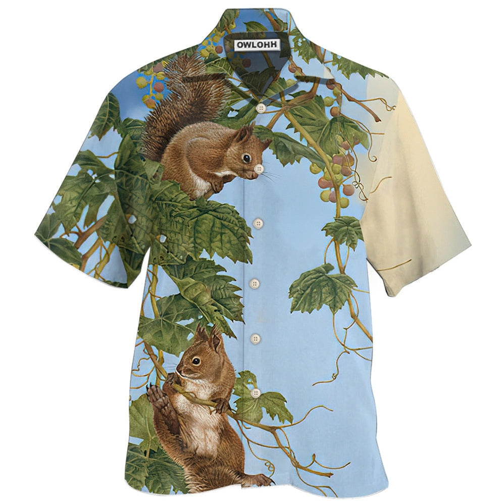 Squirrel Tree Climbing Hawaii Shirt Ha110954