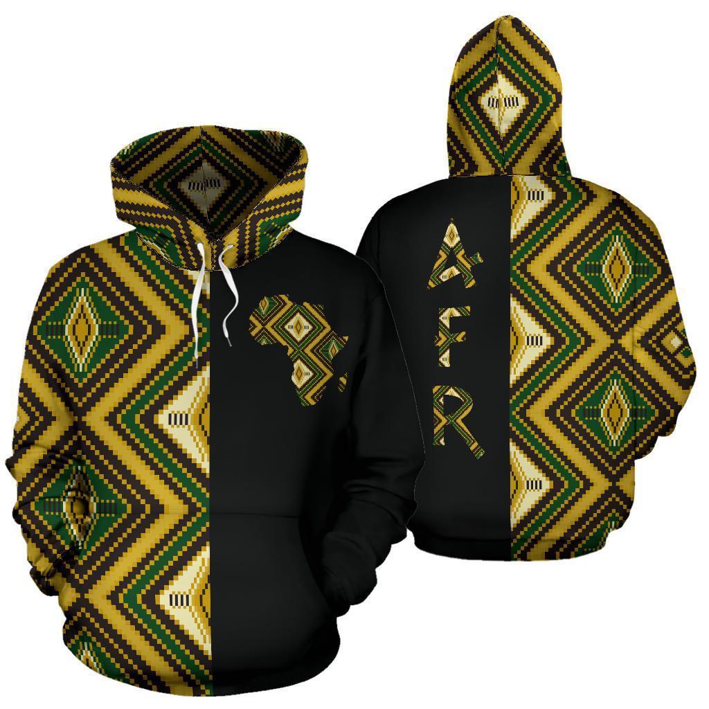 Greek Life Hoodie – Kente Cloth – Noble Akokobaatan The Half