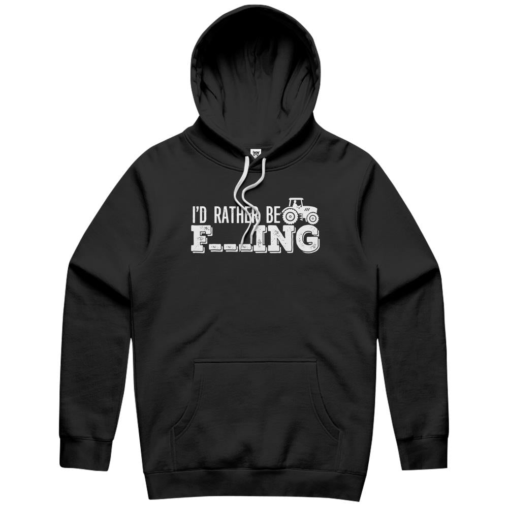 I’D Rather Be Farming Hoodie Funny Farmer Gift Hoodie