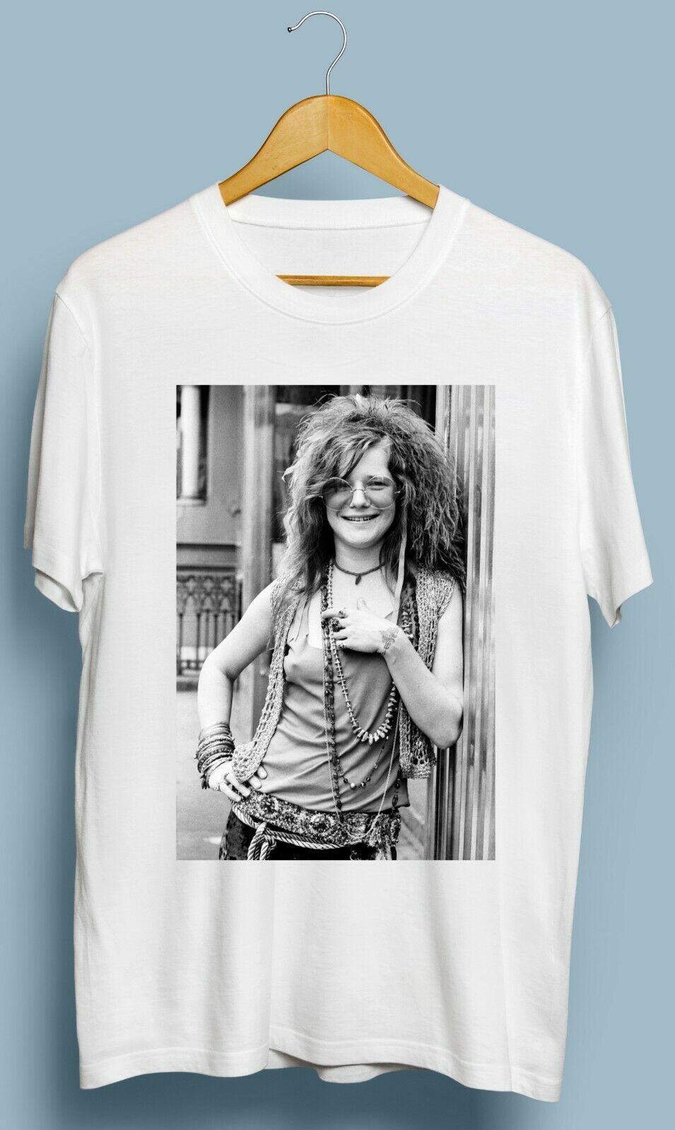 Vintage Janis Joplin Rock Band Gildan Tshirt Size S – 5XL