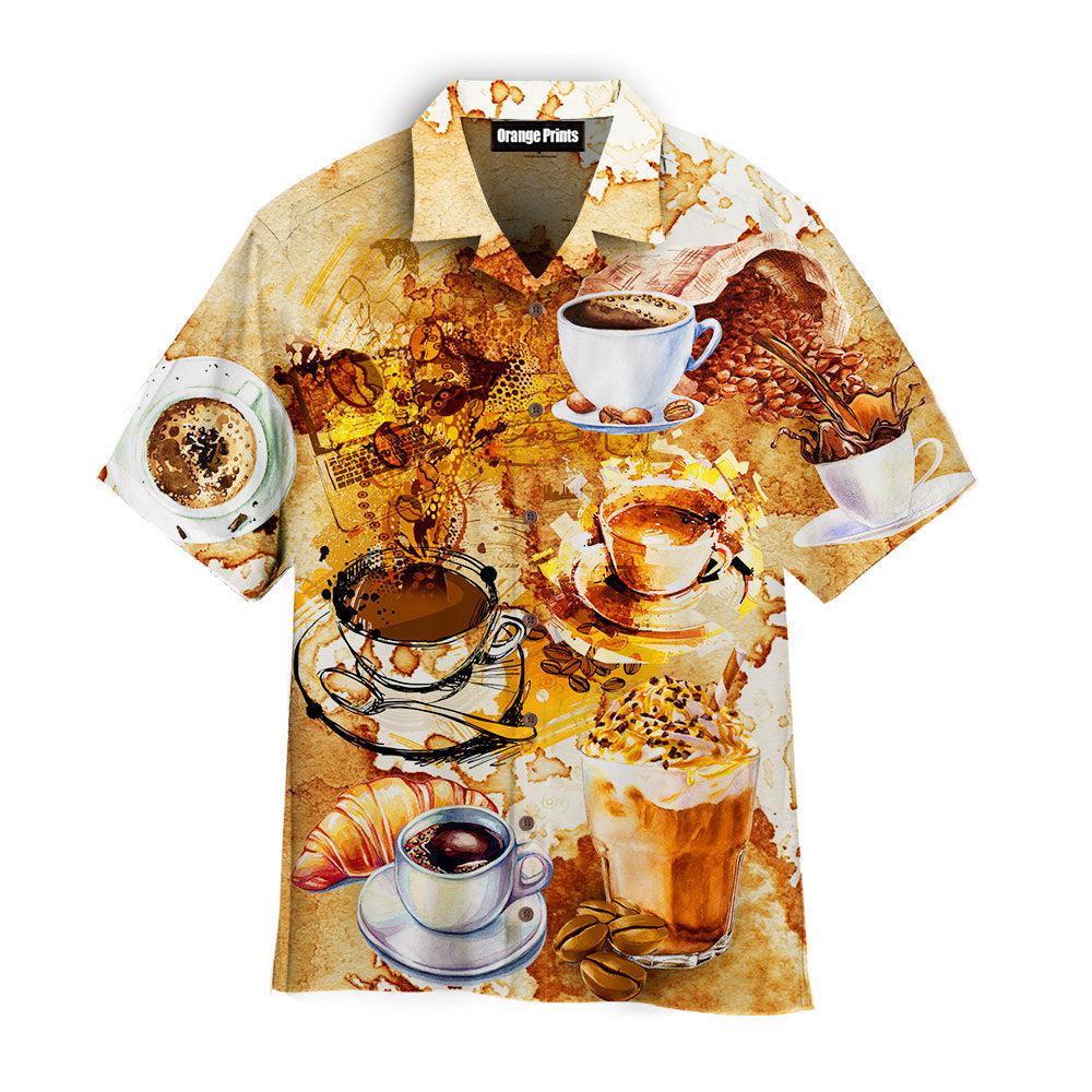 Coffee Makes Life Better Aloha Hawaii Shirts For Men Women Ha49383